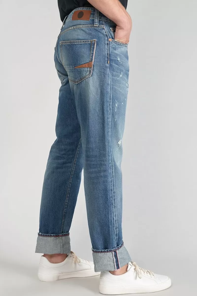 Le Temps des Cerises Coupe Regular Confort-Vintage 700/20 Regular Jeans Destroy Vintage Bleu N°3 Blue