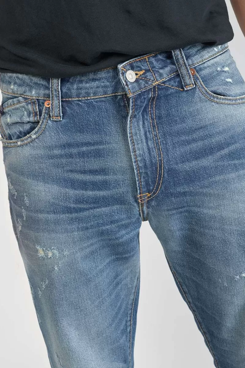 Le Temps des Cerises Coupe Regular Confort-Vintage 700/20 Regular Jeans Destroy Vintage Bleu N°3 Blue
