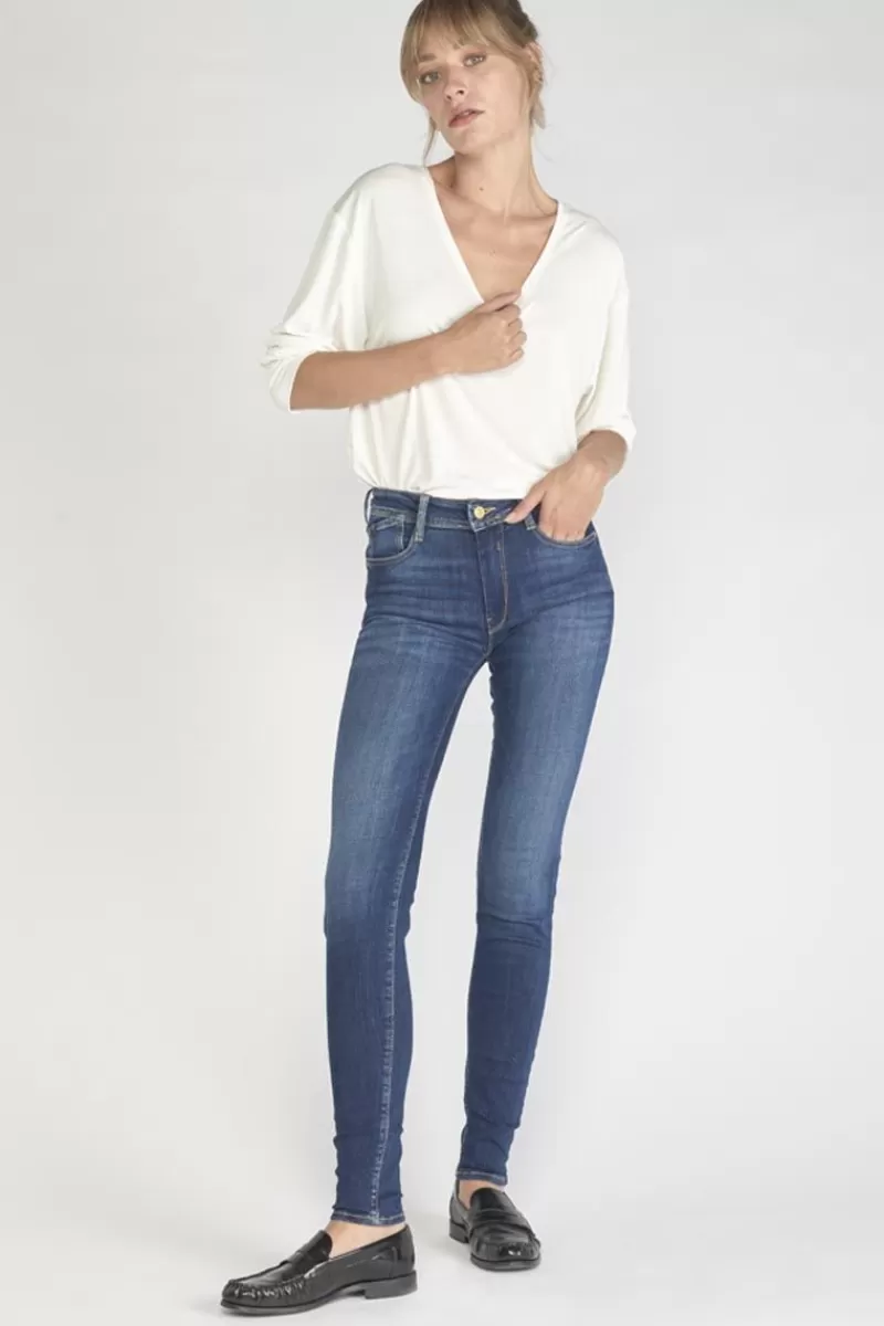 Le Temps des Cerises Coupe Slim-Vivi Pulp Slim Taille Haute Jeans Bleu N°1 Blue